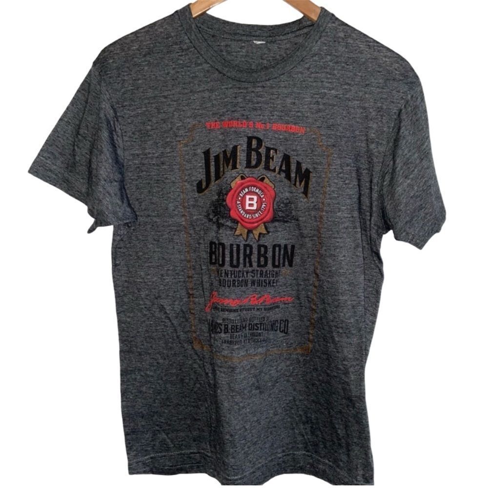 Jim Beam Kentucky Bourbon Whiskey Grey T-Shirt